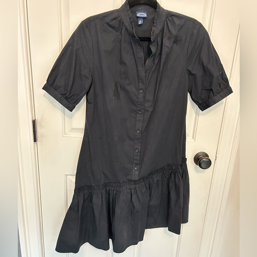 Black Button-Up Dress
